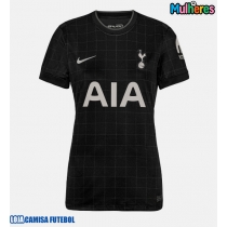 Camisa de Futebol Tottenham Hotspur James Maddison #10 Equipamento Secundário Mulheres 2025-26 Manga Curta